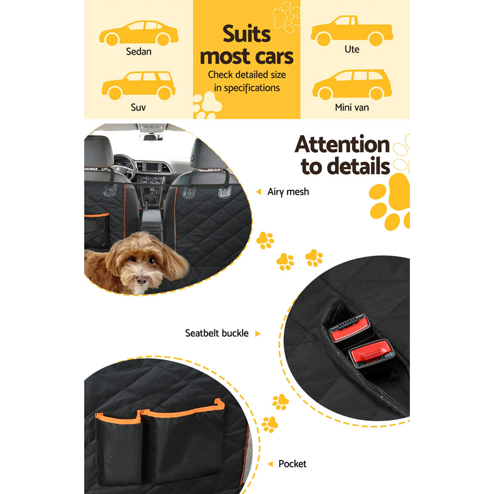 i.Pet Waterproof Dog Car Seat Cover & Hammock